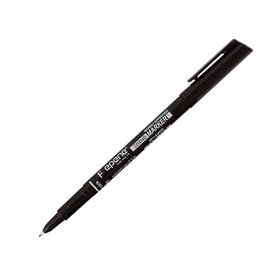 Marcador Permanente Fino Epene 0106CD 0,6mm Preto 1un
