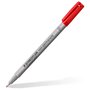 Marcador Fino Staedtler Lumocolor 316-2 0,6mm Vermelho 1un