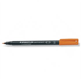 Marcador Permanente SuperFino 313-4 0,4mm Laranja 1un