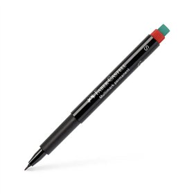 Marcador Permanente SuperFino 0,4mm Vermelho 1un