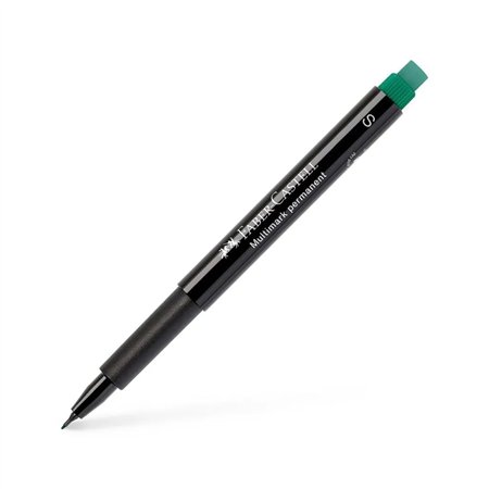 Marcador Permanente SuperFino 0,4mm Verde 1un