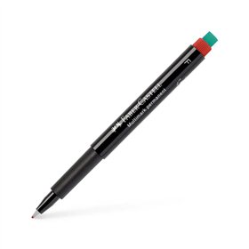 Marcador Permanente Fino Faber-Castell 0,7mm Vermelho 1un