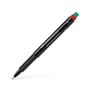 Marcador Permanente Fino Faber-Castell 0,7mm Vermelho 1un