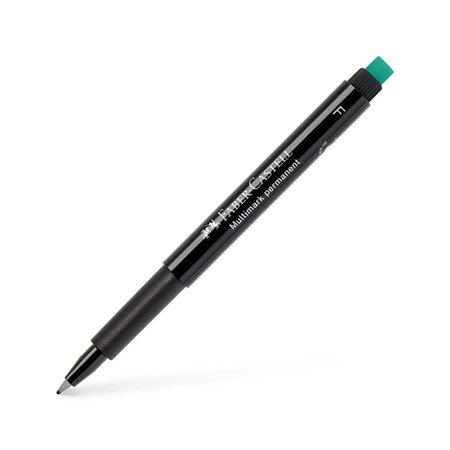 Marcador Permanente Fino Faber-Castell 0,7mm Preto 1un