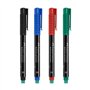 Marcador Permanente Médio Faber-Castell 0,9mm 4 Cores 4un
