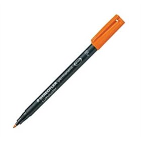 Marcador Permanente Fino Lumocolor 318F 0,6mm Laranja 1un