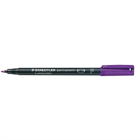 Marcador Permanente Fino Lumocolor 318F 0,6mm Violeta 1un
