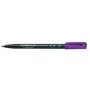 Marcador Permanente Fino Lumocolor 318F 0,6mm Violeta 1un