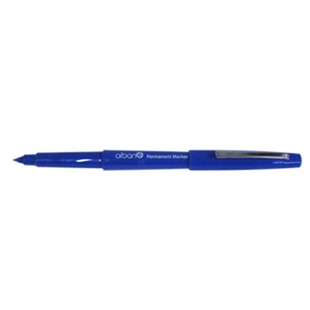 Marcador Permanente Médio Alban AC1214-02 Azul 1un