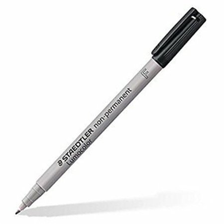 Marcador Fino Staedtler Lumocolor 316-9 0,6mm Preto 1un