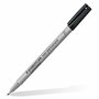 Marcador Fino Staedtler Lumocolor 316-9 0,6mm Preto 1un