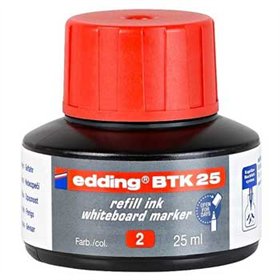 Recarga Marcador Quadros Brancos Edding BTK25 Vermelho 25ml
