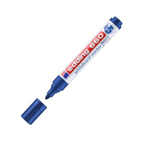 Marcador Quadros Brancos Recarregável Edding 660 Azul 1un