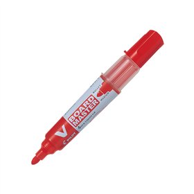 Marcador Quadros Brancos Recarregável Pilot VBoard Vermelho