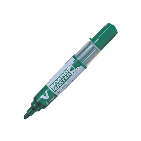 Marcador Quadros Brancos Recarregável Pilot VBoard Verde 1un