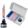 Marcador Quadros Brancos Recarregável Edding 660 Azul 20u+15
