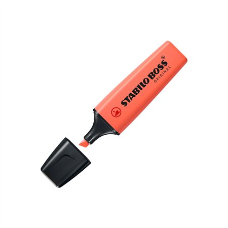 Marcador Fluorescente Stabilo 70/140 Coral Pastel 10un