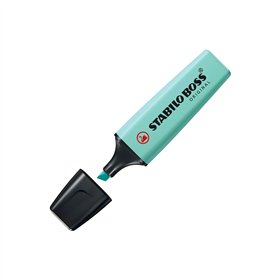 Marcador Fluorescente Stabilo 70/113 Turquesa Pastel 10un