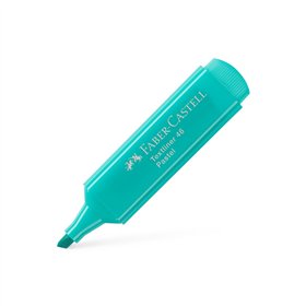 Marcador Fluorescente Faber Textliner 46 Turquesa Pastel 10u