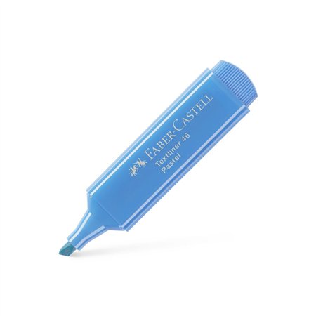Marcador Fluorescente Faber Textliner 46 Marino Pastel 10un