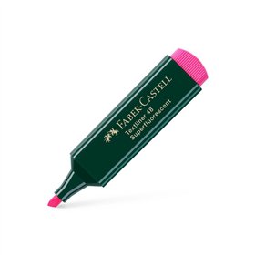 Marcador Fluorescente Faber Textliner 48 Rosa 10un