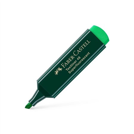 Marcador Fluorescente Faber Textliner 48 Verde 10un