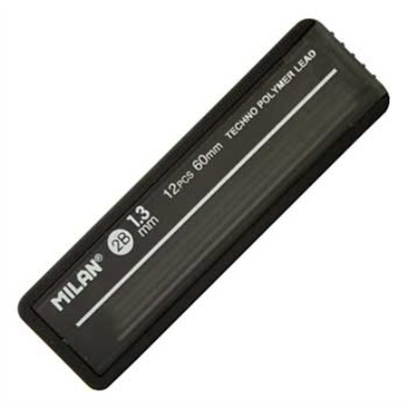 Minas Grafite 1,3mm 2B Milan 12un