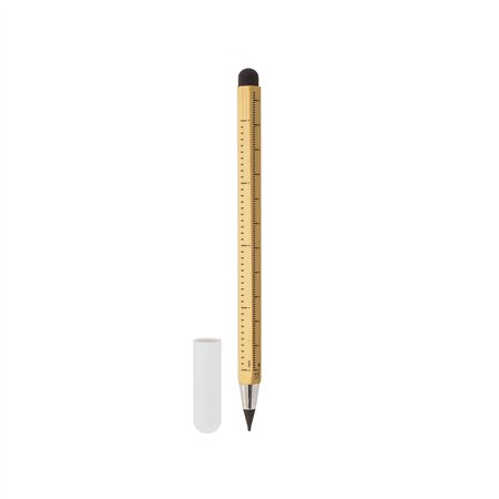 Lápis Infinito Bambu com Ponta Touch e Régua