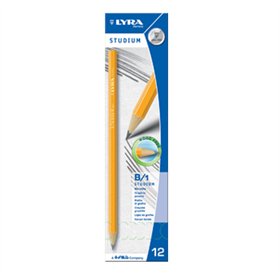 Lápis Grafite 1B Lyra Studium Cx 12un