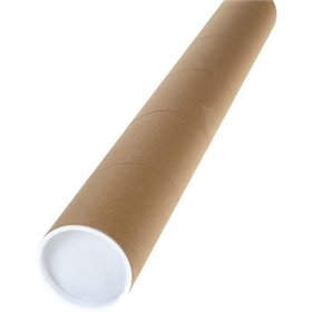 Tubo Porta Desenhos Cartão 43cm Diâmetro 5cm