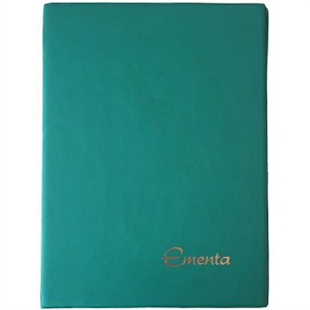 Porta Ementas A4 4 Bolsas Verde