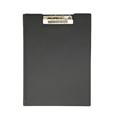 Prancheta A4 Plástico c/Capa e Bolsa Interior 255.01 Preto
