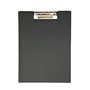 Prancheta A4 Plástico c/Capa e Bolsa Interior 255.01 Preto