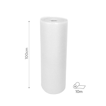 Plástico Proteção com Bolhas de Ar 100cmx10m Rolo