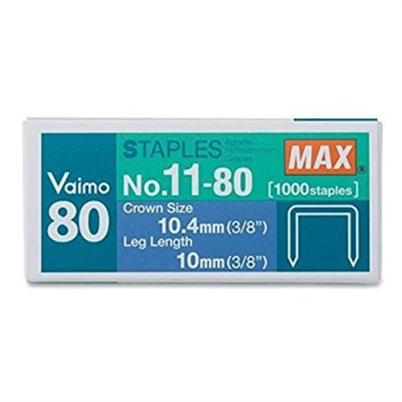 Agrafos 11-80 Max (64 Folhas) Cx1000un