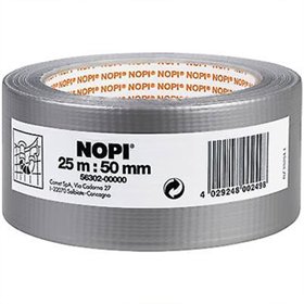 Fita Adesiva Tecido 50mmx25m (Duct Tape) Tesa/Nopi Prata