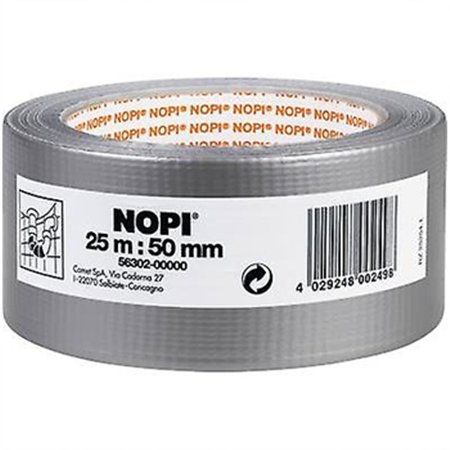 Fita Adesiva Tecido 50mmx25m (Duct Tape) Tesa/Nopi Prata