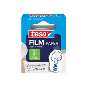 Fita Adesiva 19mmx33m Papel Tesafilm Paper 1un