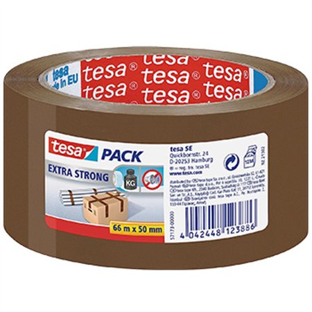 Fita Adesiva 50mmx66m Castanha PP Tesa 4089 1un