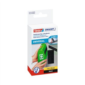 Fita Fixação Velcro Colar Tesa 20mmx1m Preto