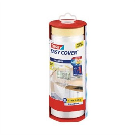 Película Tesa Easy Cover Premium + Desenrolador 260cmx17mts
