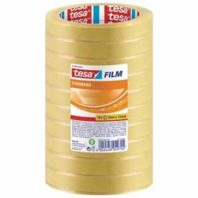 Fita Adesiva 15mmx66m Transparente Tesa 10 Rolos