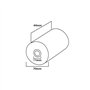 Rolo Papel 44x70x11mm 60gr 10un