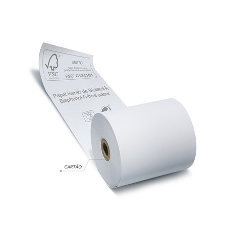 Rolo Papel Térmico 080x60x11mm 10un