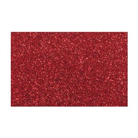 Placa de Cor Musgami Vermelho Glitter 50x70cm 1un