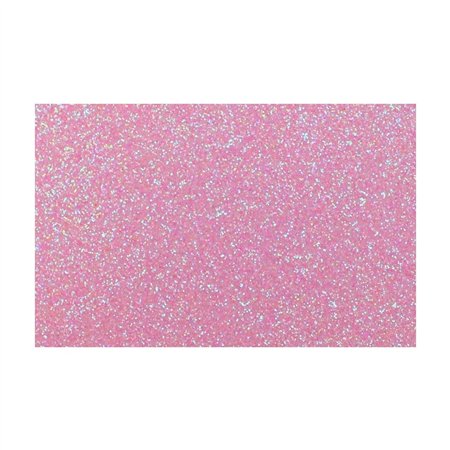Placa de Cor Musgami Rosa Claro Glitter 50x70cm 1un