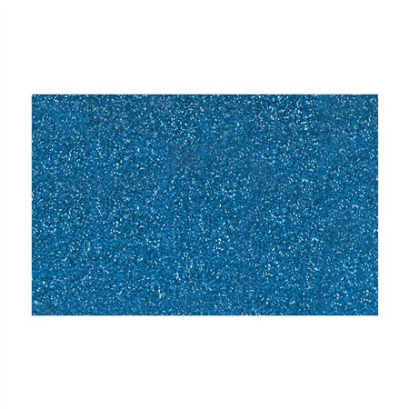 Placa de Cor Musgami Azul Glitter 50x70cm 1un