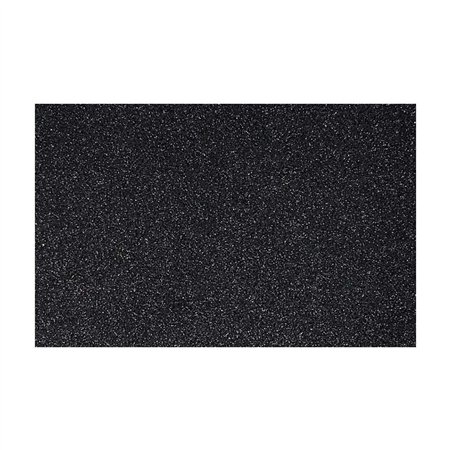 Placa de Cor Musgami Preto Glitter 50x70cm 1un