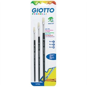 Pack Pincel Óleo Espatulado Nº6/8/10 Série 577 Giotto 3un