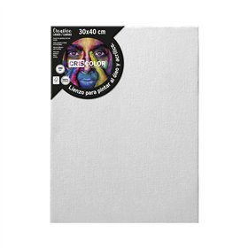 Tela 30x40cm Moldura Madeira 100% Algodão 1un